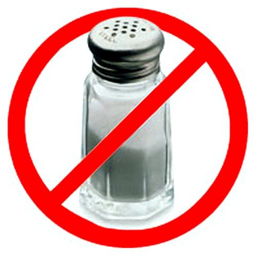 Следует ограничить употребление соли