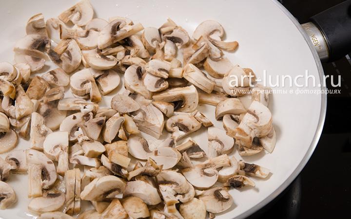 Куриное филе с грибами - пошаговый рецепт с фото