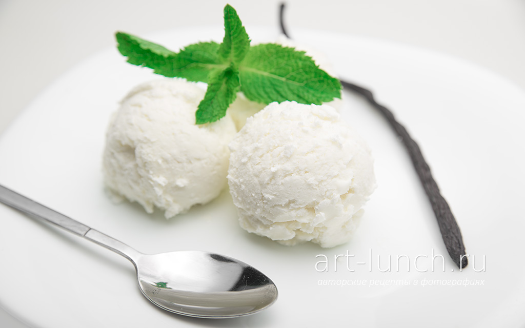 Ванильное мороженое - пошаговый рецепт с фото