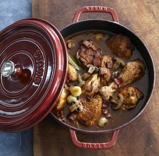 Braised Chicken in a Dutch Oven