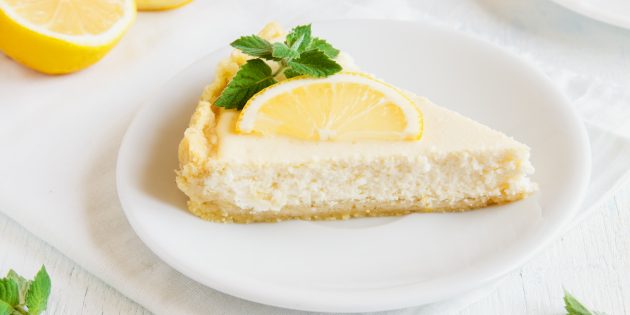 Творожный пирог с ванилью: простой рецепт