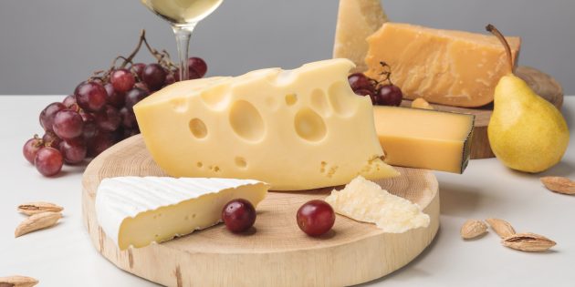 В каких продуктах много цинка: сыр
