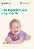 How to prepare your baby s bottle