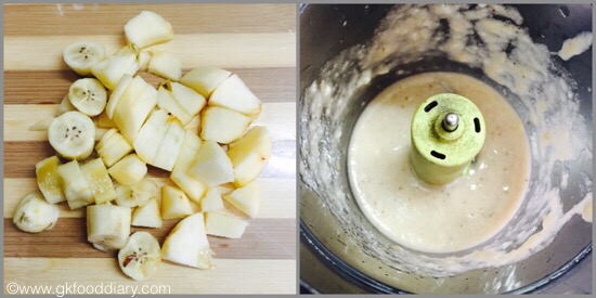 Barley Apple Banana Porridge for Babies- step 1