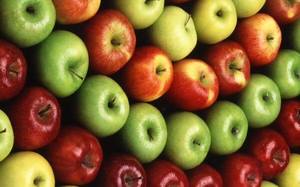 Фото: Яблоки разных сортов