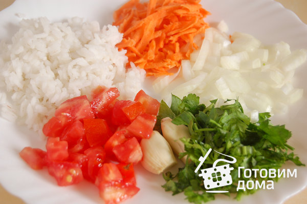 Перец, фаршированный рисом и овощами фото к рецепту 2