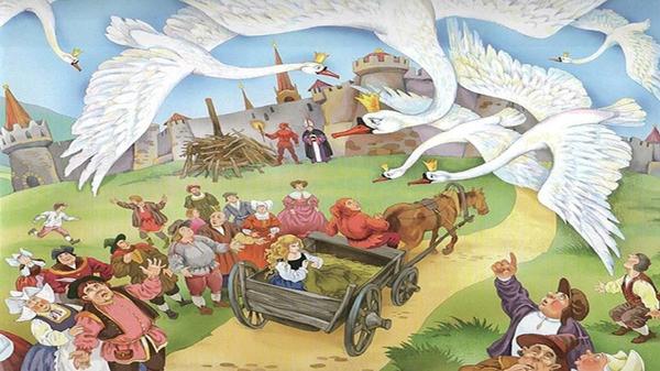Иллюстрация к сказке Дикие лебеди Г. Х. Андерсена. Фото сайта youtube.com