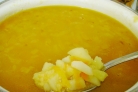 Постный гороховый суп без копченостей