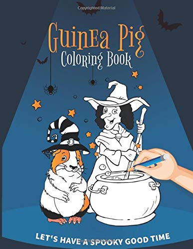 Guinea Pig Coloring Book: Halloween Theme