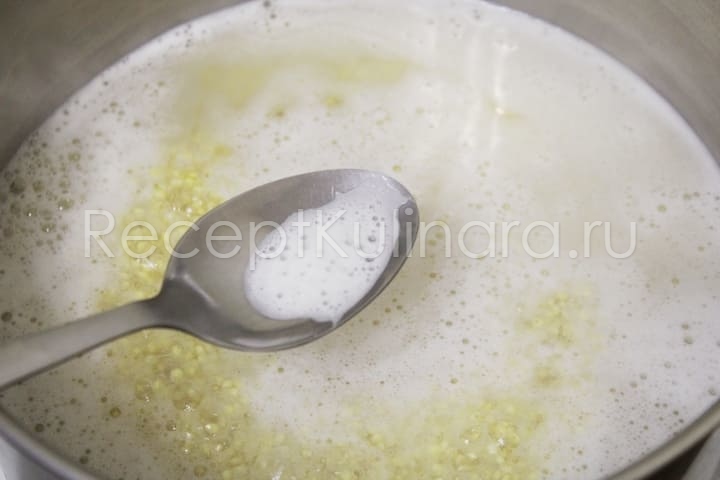 Как правильно сварить пшенную кашу на молоке в кастрюле на плите