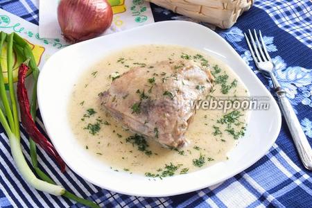 Фото рецепта Курица в сметанном соусе