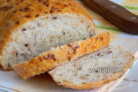 Фото рецепта Хлеб с клетчаткой и семенами льна