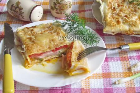 Фото рецепта Быстрый завтрак из лаваша