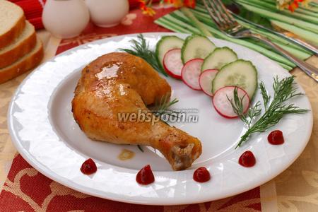Фото рецепта Курица в медово горчичном соусе