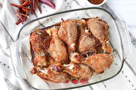 Фото рецепта Курица в сладко-остром маринаде