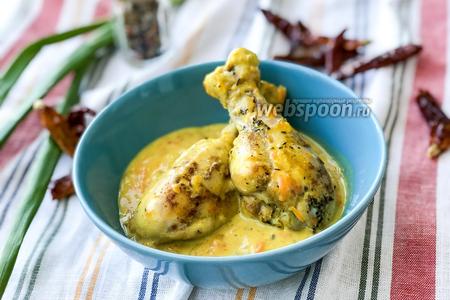 Фото рецепта Курица в сырном соусе