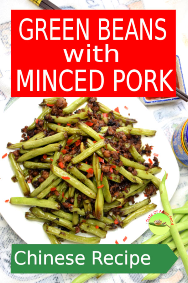 I want to share with you how to prepare the Sichuan style dry fried green bean 干煸四季豆 with minced at home I can assure you that the taste is utterly different from blanching, sautéing or green beans for a salad. 