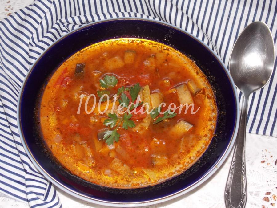 Суп из баклажанов с чечевицей: пошаговый с фото