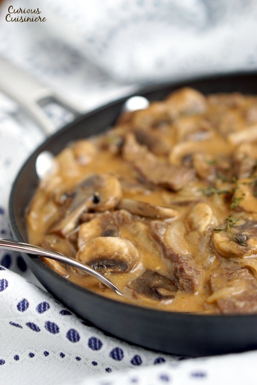 Beef Strogonoff is so much more than the 50s and 60s made it out to be. Our easy and authentic Russian Beef Stroganoff recipe combines tender beef and flavorful mushrooms in a creamy sauce for an elegant, yet quick dish. 