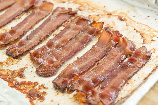 Oven Baked Bacon - On Sheet Pan Fully Cooked