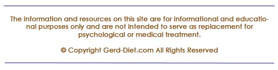 Disclaimer for gerd-diet.com