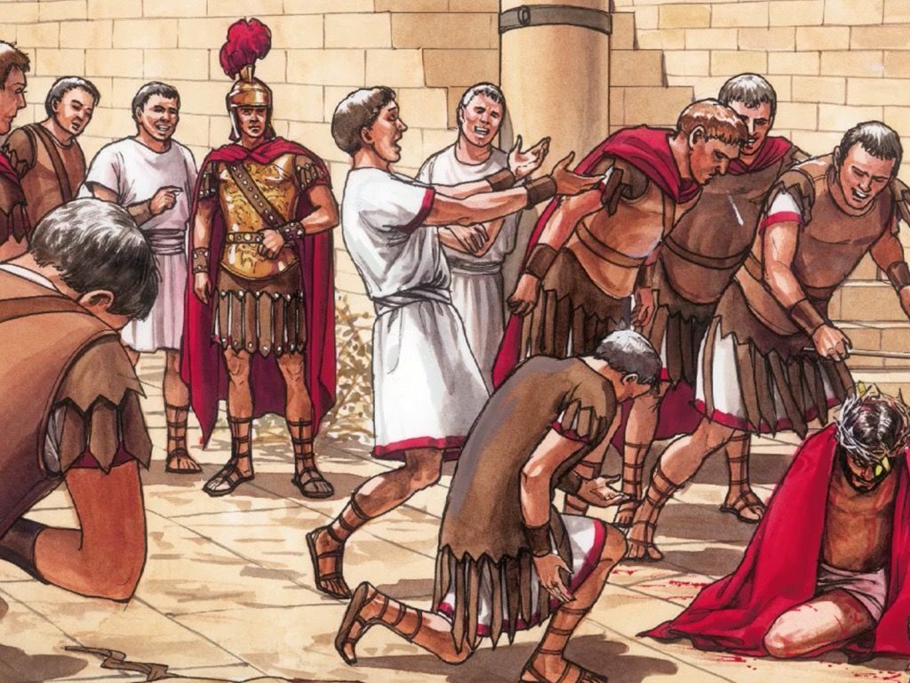 Христос и римские солдаты